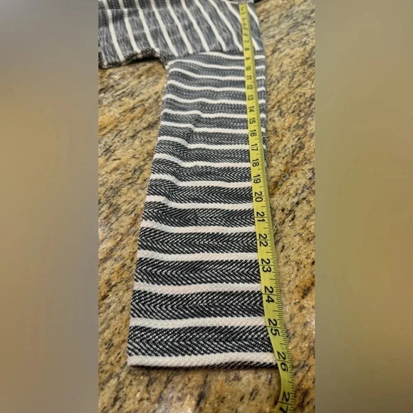 J Crew Sweater Women’s Size XS Blue White Stripes Cowl Neck Oversized Casual - Picture 9 of 10